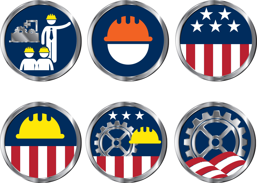 Sample icons: Labor Day