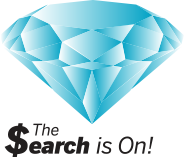 Logo: The $earch is On!